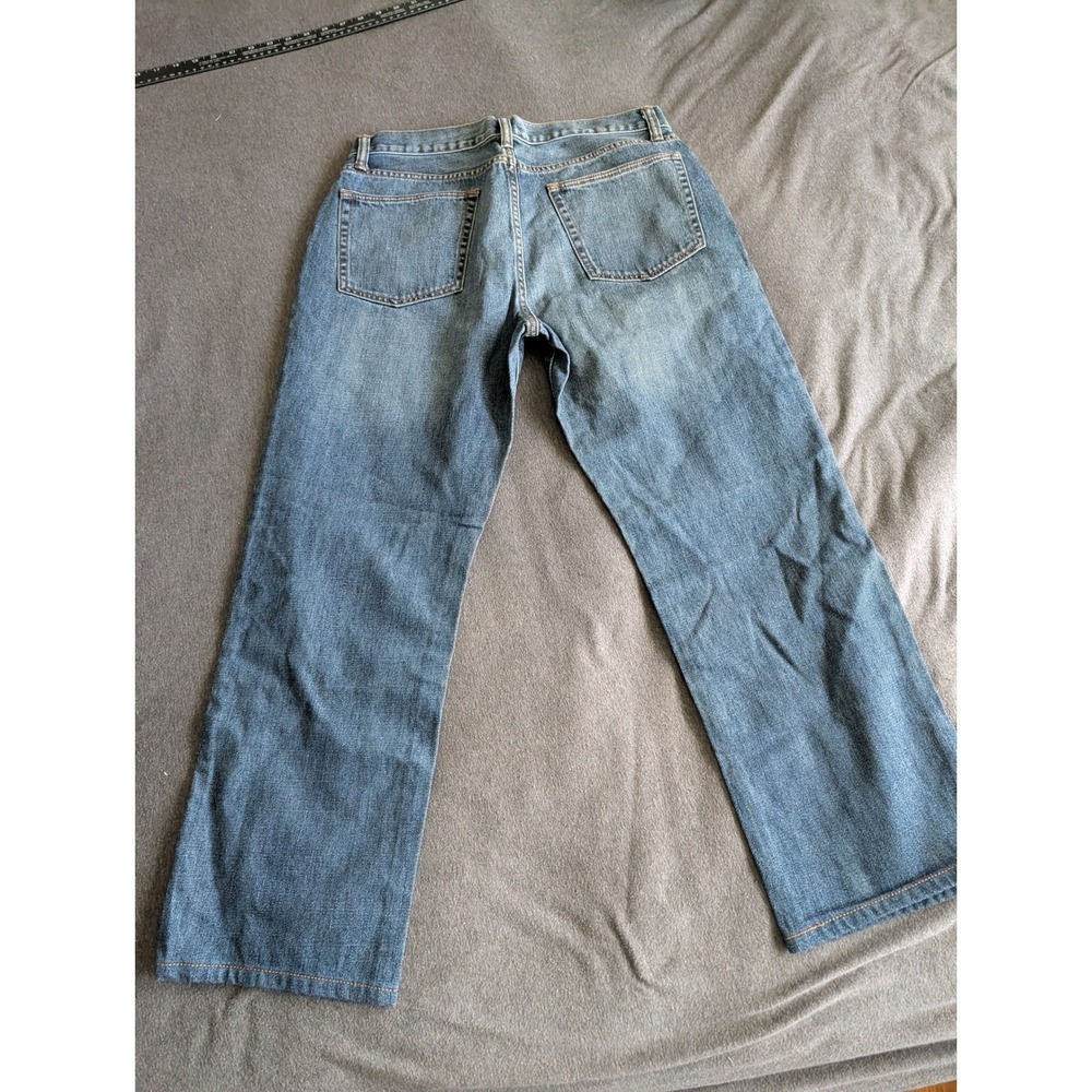 Gap Denim Straight Leg Jeans Blue Medium Wash 32x30 Mens